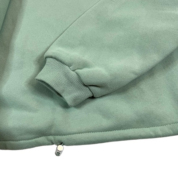 CALI BE NWT Women’s Small Green Crop Sweatshirt - Picture 5 of 7